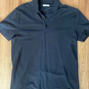 Men’s Black Versace Polo